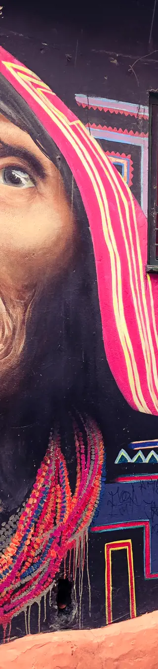 Entdecke die Streetart Bogotas